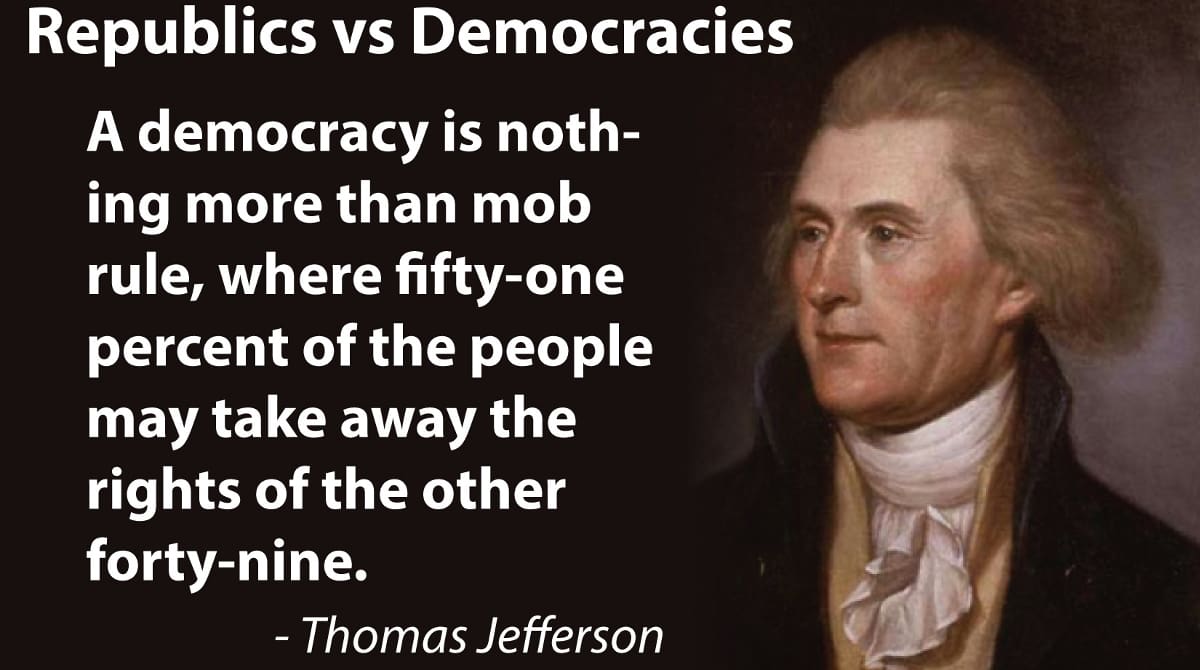 republic vs democracy the US is a republic, learn the tru and set yourself free