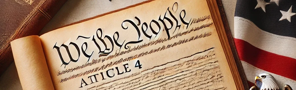 We The People, Constitution, Article 4